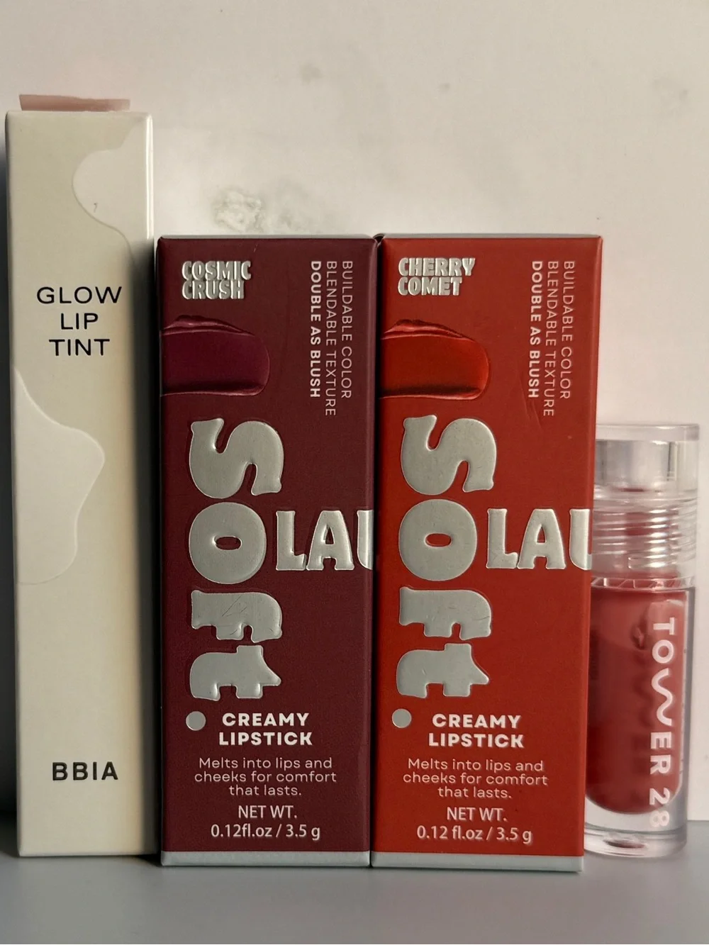 New Lip Bundle – BBIA, About-Face & Tower 28 (4 Pieces)